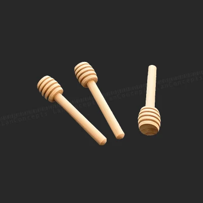 Produttore Wood Honey Stick Vendita calda Honey Stir Bar Utensili da cucina Mestolo in legno 8