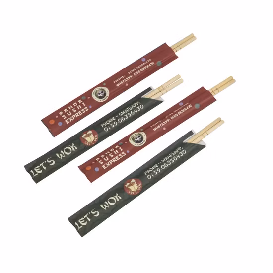 Bacchette usa e getta di bambù rotonde Bacchette di bambù per sushi